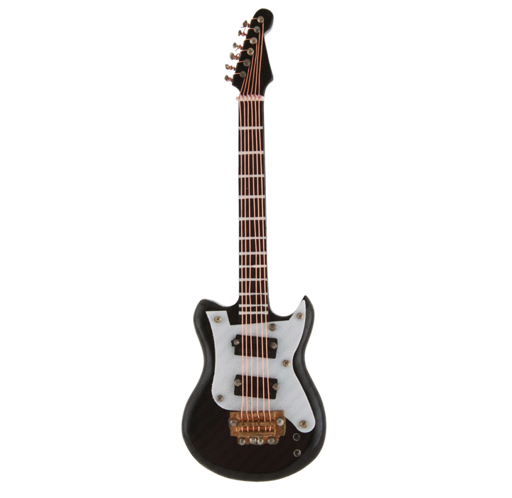 Miniature Black Electric Guitar EG34